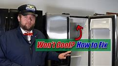 Frigidaire Refrigerator Won't Cool but Freezer is Fine - How to Inspect and Test