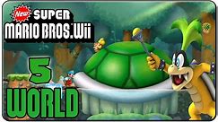 New Super Mario Bros. Wii 100% Walkthrough World 5