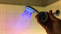 DreamSpa Color Changing LED Shower Head Review "Finally Water Pressure!!!