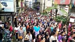 'Unity March' at Darjeeling Today !! - Darjeeling Hills
