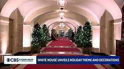 White House unveils holiday theme and decorations