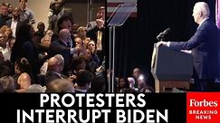 SHOCK MOMENTS: Protesters Repeatedly Interrupt Biden During South Carolina Speech