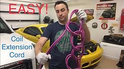 Coil extension cord with no knots! How to properly wrap an extension power cord
