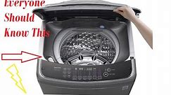 LG Top Load Washing Machine Error Codes & Maintenance.. #lg #topload #washing #machine