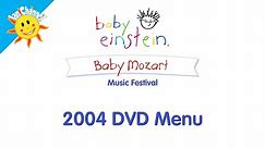 Baby Einstein | Baby Mozart - Menu (2004 DVD)