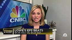 Lowe's revenues beat estimates