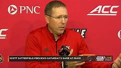 WAVE - Scott Satterfield previews Saturday's game at...