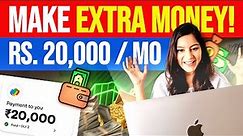 Earn ₹𝟮𝟬,𝟬𝟬𝟬 Pocket Money Online for Students 𝐖𝐢𝐭𝐡𝐨𝐮𝐭 Investment 💸 Make Money Online