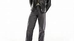 ASOS DESIGN real leather biker jacket in black | ASOS