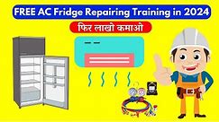 AC Fridge Repairing Service in 2024 Live | Free AC fridge repairing course and training
