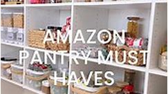 Amazon Pantry Organizers!! We finally completed our pantry after almost a year! // Linking everything in my profile! 💗 | Gracefully Glam