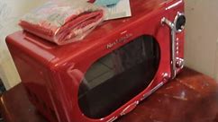 Purchased Nostalgia Retro Compact Countertop Microwave Oven -0.7 Cu. Ft - 700-Watts with LED