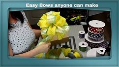 How To Make Nine Different Types Of DIY bows - Easy For Beginners- NO BOW MAKER REQUIRED
