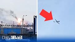 Ukrainian drones blow up one of Russia’s biggest oil refineries at Ryazan in brazen drone attack