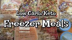 Low Carb/Keto FREEZER MEALS! 10 Easy Meals To Make Ahead!