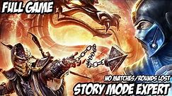 Mortal Kombat 9 Komplete Edition | STORY MODE | EXPERT | No Matches/Rounds Lost | All Cutscenes