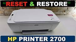 How To Reset & Restore Any HP Printer ?