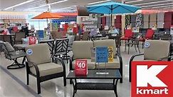 KMART PATIO FURNITURE OUTDOOR HOME DECOR CLEARANCE - SHOP WITH ME SHOPPING STORE WALK THORUGH 4K