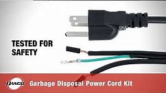 3 ft. Garbage Disposal Power Cord Installation Kit