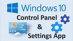Windows 10 - Control Panel & Settings App - How to Change View and Personalize your Microsoft MS PC