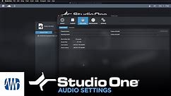 PreSonus Studio One Tutorials Ep. 3: Audio Settings