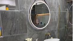Stunning bathroom display with doorless double walk-in shower spotted in our Larne showroom. Enchased spaciousness & sleek look guaranteed! 🧡 #watershedbathrooms #bathroom #luxurybathroom #bathroomdesign #interiordesign #design #interior #bathroomdecor #bathroominspo #bathroominspiration #bathroomideas #bathroomproject #shower #walkinshower #doubleshower #bath #tiles | Watershed Bathrooms