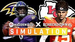 Kansas City Chiefs vs. Baltimore Ravens Week 3 Full Game | 2020 Season Madden Simulation