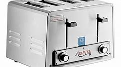 Avantco THD1800 Medium-Duty 4-Slice Commercial Toaster with Wide 1 1/2" Slots - 120V