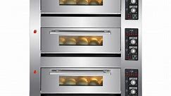Commercial Bread Oven 3 Deck 3 Trays Bakery Oven