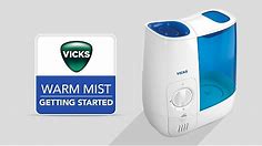 Vicks Warm Mist Humidifier VWM845 - Getting Started