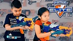 NERF GUNS CROSSBOLT N-Strike Elite Blaster from Toys"R"Us Unboxing Toy Review and Test Firing