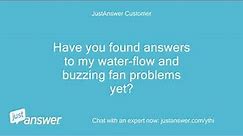 GE refrigerator water filter problems? Water flow slow.