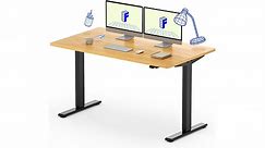 Finally have a more ergonomic office by adding FlexiSpot's sit/stand desk into the mix at $160