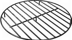 Sunnydaze 30-Inch Round Heavy-Duty Steel Fire Pit Grate - for Outdoor Firepits - Black