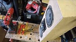 DIY speaker cabinet for both (stereo ) channels