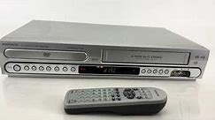 MAGNAVOX VCR MDV560VR/17 VHS DVD Combo Player Silver HiFi Video w/ Remote