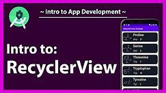 RecyclerView | Everything You Need to Know