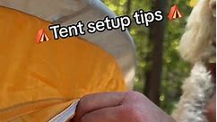 🏕️ Follow these 6 tips for a successful tent camping experience: 1️⃣ Find a flat area, free of tripping hazards or sharp objects. 2️⃣ Pack a small hammer to make installing tent stakes easier. 3️⃣ Keep the inside organized for maximum space and comfort. 4️⃣ Hang gear for easy access at night. 5️⃣ Use a plastic woven outdoor rug to keep the inside clean. 6️⃣ Position the door away from the campfire to avoid smoke. #CampingTips #TentSetup #OutdoorLiving #CampingHacks #CampingEssentials #Adventure