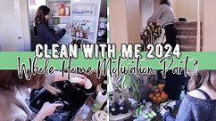 *Clean With Me* Get It Together 2024 | Whole House Cleaning | Homemaking Motivation
