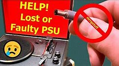 Help! "Crosley" record player PSU lost or faulty