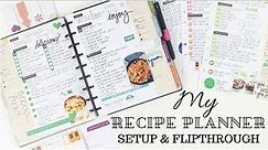 My Recipe Planner Setup & Flipthrough | Classic Happy Planner | At Home With Quita