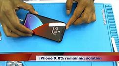 iPhone X not charging // iPhone X 0% remaining solution //iPhone X 0% charge // iPhone x no charge