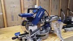 Kobalt 10" Miter Saw Unboxing, Review, and Demo