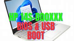 How To Get Into BIOS And Enable UEFI USB Boot For HP 14s-dq0xxx