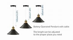 Fast tips to shorten the pendant light cable without cutting it