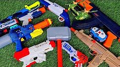 Collecting Nerf Gun And Airshoft - Toy Gun - Nerf War- Glock19 - M16 - Toy Guns Collectio