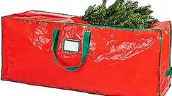 Handy Laundry, Christmas Tree Storage Bag - Stores 9 Foot Artificial Xmas Holiday Tree, Durable Waterproof Material, Zippered Bag, Carry Handles. Protects Against Dust, Insects and Moisture.