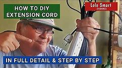 HOW TO ASSEMBLE/DIY YOUR OWN EXTENSION CORD IN FULL DETAIL STEP BY STEP