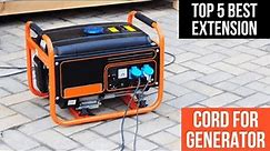 Top 5 Best Extension Cord For Generator In 2022