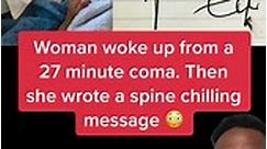 Woman woke up from 27 minute coma #fyp #truestory | True story
